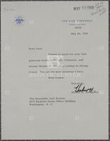Letter from Hubert Humphrey to Jack Brooks, May 24, 1968