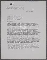 Letter from the executive director of the Edna Gladney Home to Jack Brooks, June 4, 1969