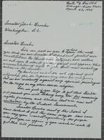 Letter from a constituent to Jack Brooks, April 22, 1964