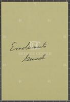 Emoluments General, impeachment article draft, undated