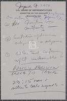 Handwritten notes, June 24, 194