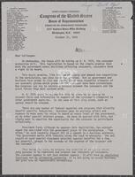 Letter from Jack Brooks and Frank Horton to Congressional colleagues, October 31, 1975