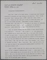 Remarks of Congressman Jack Brooks, Lamar State College of Technology, Beaumont, Texas, Thursday, October 29, 1970