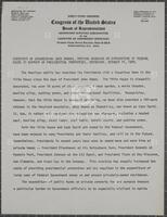 Statement of Congressman Jack Brooks, opening hearings on expenditure of federal funds in support of Presidential properties, Wednesday, October 10, 1973