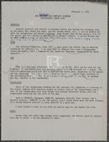 Sam Rayburn Dam contract signing preliminary check list, February 7, 1964