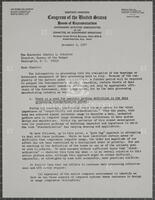 Letter from Jack Brooks to Charles L. Schultze, December 5, 1967