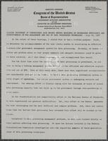 Closing statement of Congressman Jack Brooks ending hearings on increased efficiency and effectiveness in the management and use of data processing techniques, July 20, 1967
