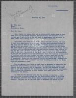 Letter from Jack Brooks to a constituent, February 21, 1957