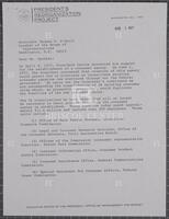 Letter from White House aide to Tip O'Neill, August 1, 1977
