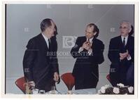 Photograph of Jack Brooks, Hubert Humphrey, and John McCormack, February 3, 1966