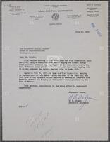 Letter from Executive Secretary of the Texas Game and Fish Commission to Jack Brooks, July 29, 1959