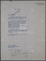 Letter from Jack Brooks to Executive Secretary of the Texas Game and Fish Commission, August 5, 1959