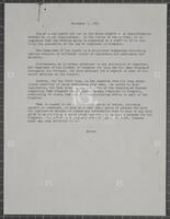 Memo from Brooks staff, November 7, 1969