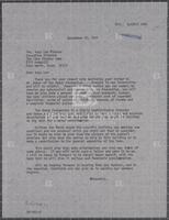 Letter from Jack Brooks to the executive director of the Edna Gladney Home, September 22, 1969