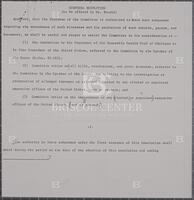 Subpoena Resolution (to be offered by Mr. Brooks), undated