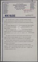 News release, March 27, 1975