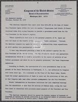 News release, October 18, 1973