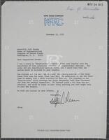 Letter from KPRC Radio Company to Jack Brooks, November 12, 1973