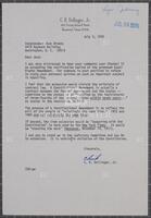 Letter from a constituent to Jack Brooks, July 3, 1978