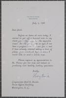 Letter from Lady Bird Johnson to Jack Brooks, July 3, 1968