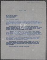 Letter from Jack Brooks to constituents, August 3, 1965