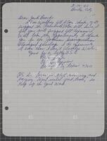 Note from constituent to Jack Brooks, March 16, 1965