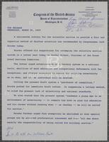 News release, March 26, 1969