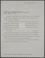 Statement of Congressman Jack Brooks on the death of President Dwight D. Eisenhower, Friday, March 28, 1969