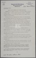 For immediate release, May 14, 1969, Brooks plan for computer use in Congress moves ahead
