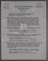 Data sheet, Modification of previously authorized McGee Bend Dam, undated