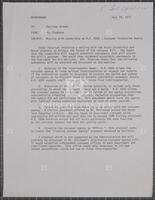 Memorandum regarding meeting with leadership on H.R. 6805 - Consumer Protection Agency, July 28, 1977