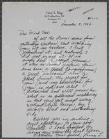 Letter from Larry L. King to Jack Brooks, November 9, 1994