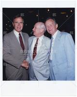 Photograph of Jack Brooks with George H.W. Bush, July 22 1987