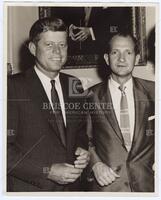 Photograph of Jack Brooks and John F. Kennedy, 1960