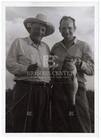 Photograph of Jack Brooks and Sam Rayburn, 1960