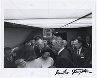 Photograph of Lyndon B. Johnson, Lady Bird Johnson, and Jack Brooks, November 22, 1963