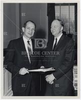 Photograph of Jack Brooks and Elmer Staats, March 31, 1965