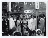 Photograph of Jack Brooks, Charlotte Brooks, Dolph Briscoe, Janey Briscoe, and Jimmy Carter, July 1972