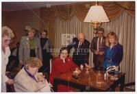 Photograph of Jack Brooks and Charlotte Brooks with others, March 10, 1992