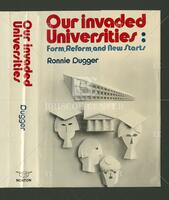 Book jacket, "Our Invaded Universities"