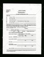 Financial Statement for William H. Cunningham for 1994