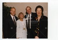 Larry Faulkner, Audre Rapoport, Bernard Rapoport, and Mary Ann Faulkner