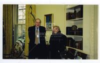 Bernard and Audre Rapoport in the Oval Office of the White House