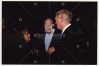 Audre and Bernard Rapoport talking with Dick Gephardt