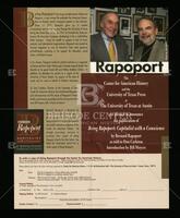 Order form for "Being Rapoport"