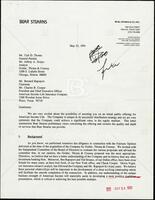 Letter to American Income Life Insurance Company from Bear Stearns