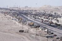 Gulf war aerial view