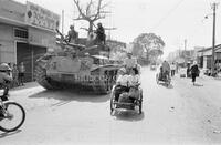 U.S. amored tank in Saigon