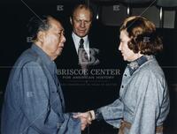 Mao Zedong, President Gerald Ford, and First Lady Betty Ford