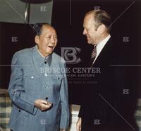 Mao Zedong and President Gerald Ford